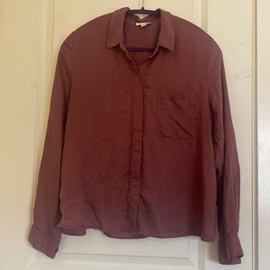 Frank and Oak button down blouse size L